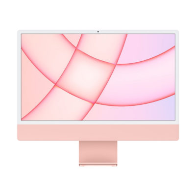 Apple iMac M1 chip 8-core CPU and 7-core GPU, 256GB 8GB RAM – Pink 24-inch