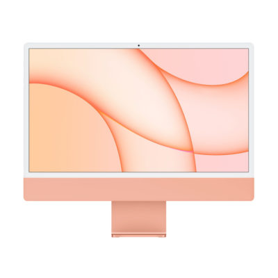 Apple iMac M1 chip 8-core CPU and 8-core GPU, 8GB RAM, 512GB – Orange 24-inch