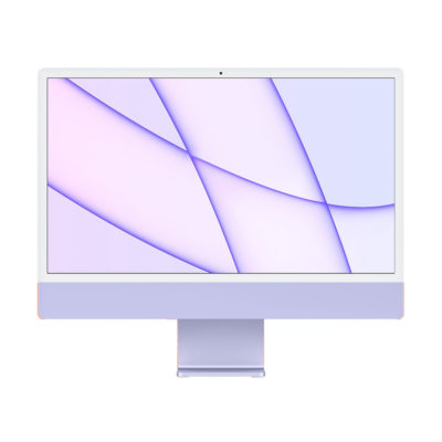 Apple iMac M1 chip 8-core CPU and 8-core GPU, 8GB RAM, 512GB – Purple